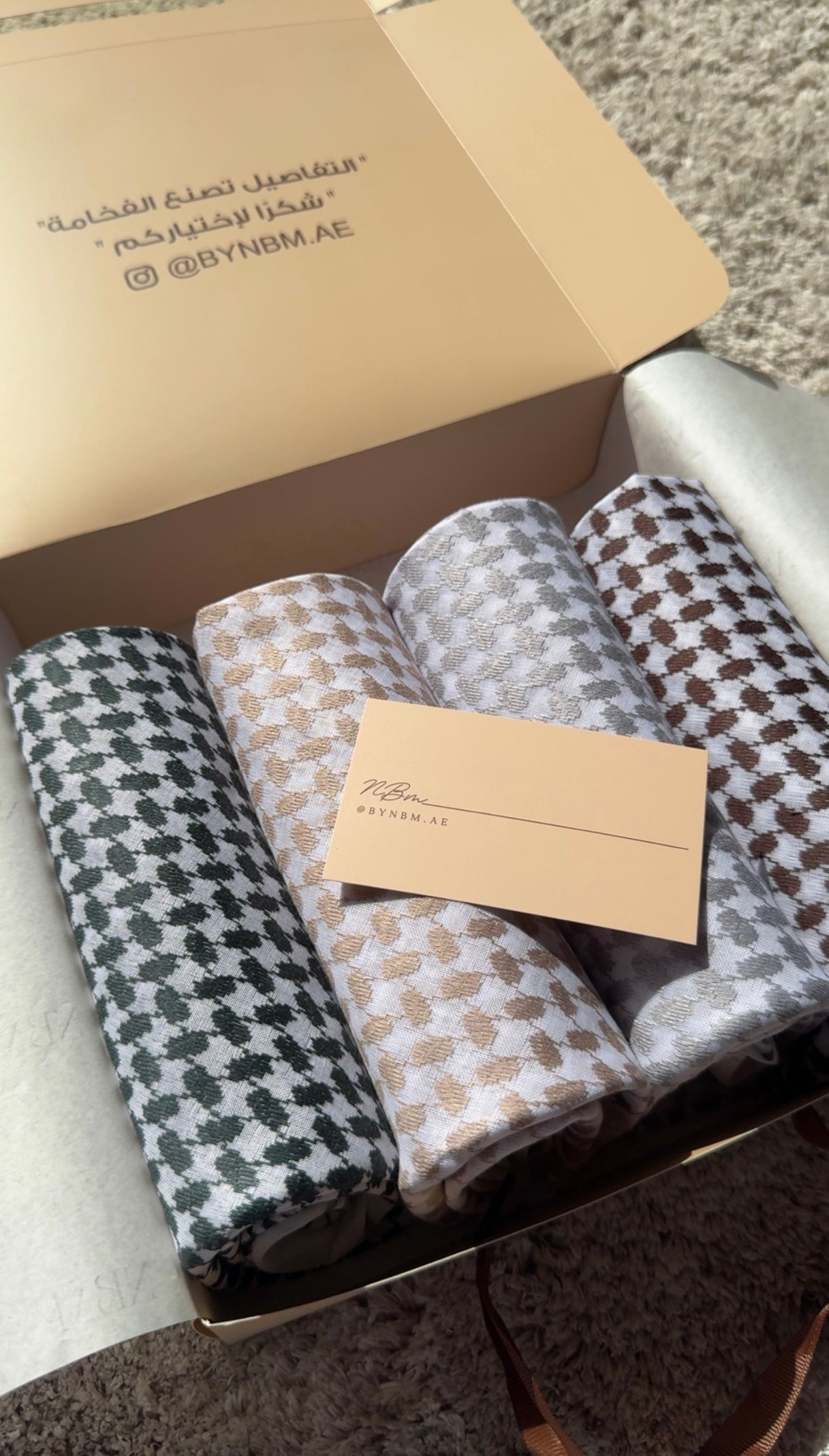 Colored Shemagh 4-Pack